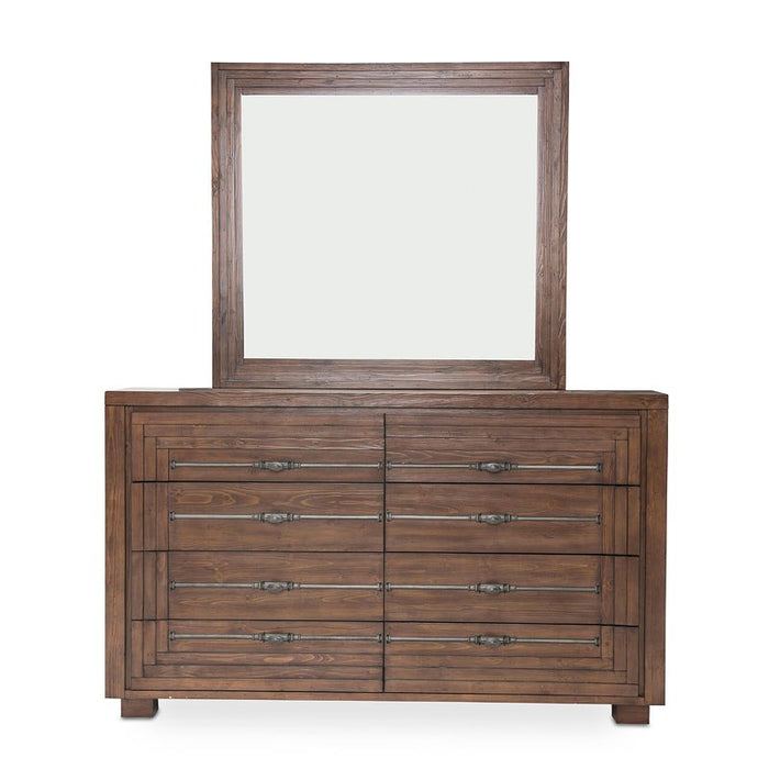 Aico Carrollton Dresser in Rustic Ranch - Visions in Furniture (La Mirada, CA)