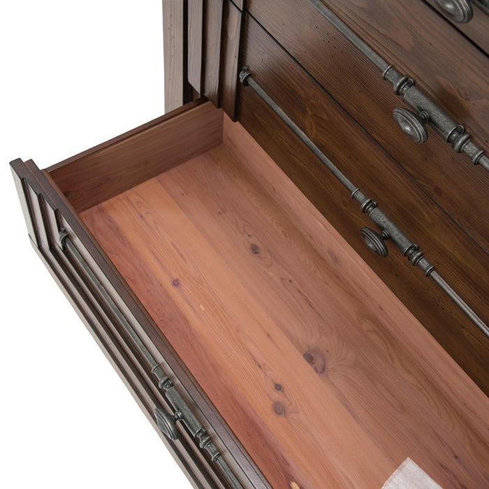 Aico Carrollton Dresser in Rustic Ranch - Visions in Furniture (La Mirada, CA)