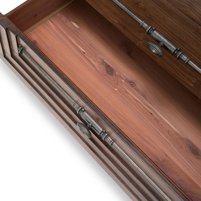Aico Carrollton Drawer Chest in Rustic Ranch - Visions in Furniture (La Mirada, CA)