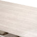 AICO Marin Double Pedestal Table in Greige - Visions in Furniture (La Mirada, CA)