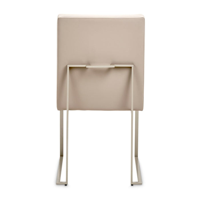 AICO Marin Side Chair (Set of 2) in Greige - Visions in Furniture (La Mirada, CA)