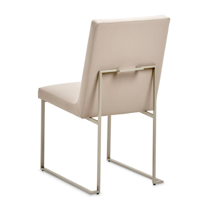 AICO Marin Side Chair (Set of 2) in Greige - Visions in Furniture (La Mirada, CA)