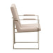 AICO Marin Arm Chair (Set of 2) in Greige - Visions in Furniture (La Mirada, CA)
