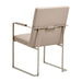 AICO Marin Arm Chair (Set of 2) in Greige - Visions in Furniture (La Mirada, CA)