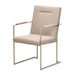 AICO Marin Arm Chair (Set of 2) in Greige - Visions in Furniture (La Mirada, CA)