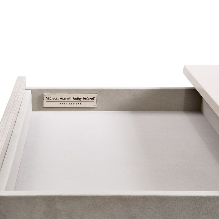 AICO Marin Nightstand in Greige - Visions in Furniture (La Mirada, CA)