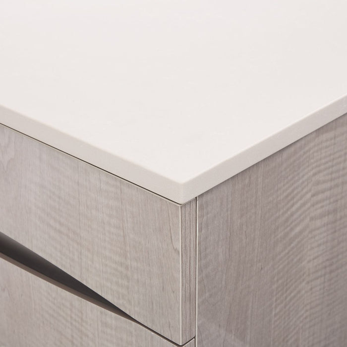 AICO Marin Nightstand in Greige - Visions in Furniture (La Mirada, CA)
