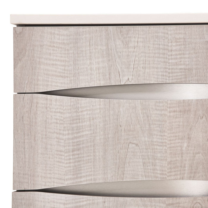 AICO Marin Nightstand in Greige - Visions in Furniture (La Mirada, CA)