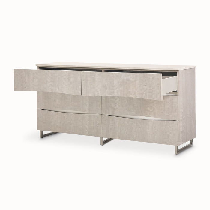 AICO Marin Dresser in Greige - Visions in Furniture (La Mirada, CA)