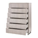 AICO Marin 6-Drawer Chest in Greige - Visions in Furniture (La Mirada, CA)