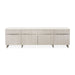 AICO Marin Media Cabinet in Greige - Visions in Furniture (La Mirada, CA)