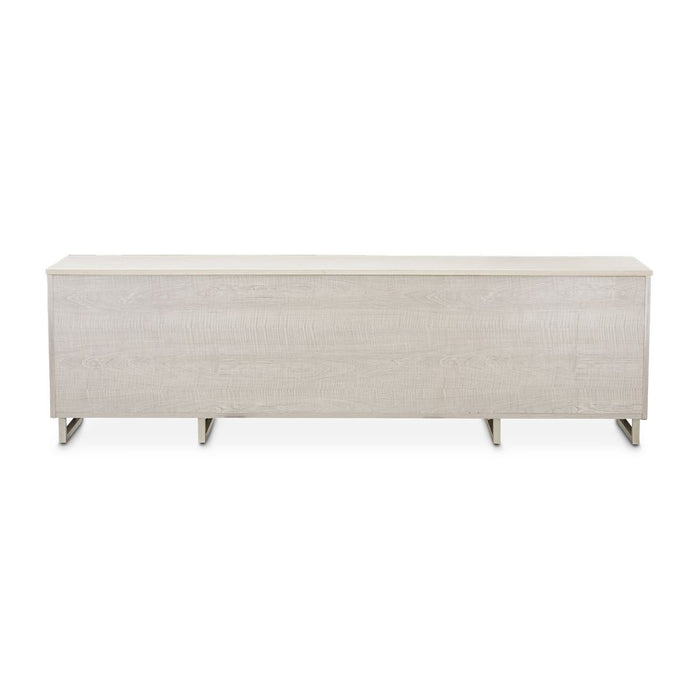 AICO Marin Media Cabinet in Greige - Visions in Furniture (La Mirada, CA)