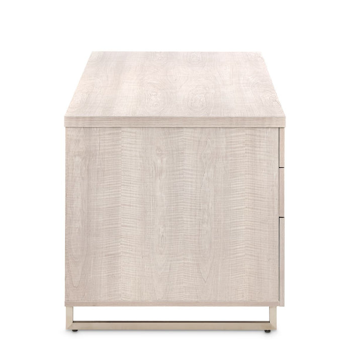AICO Marin Desk in Greige - Visions in Furniture (La Mirada, CA)