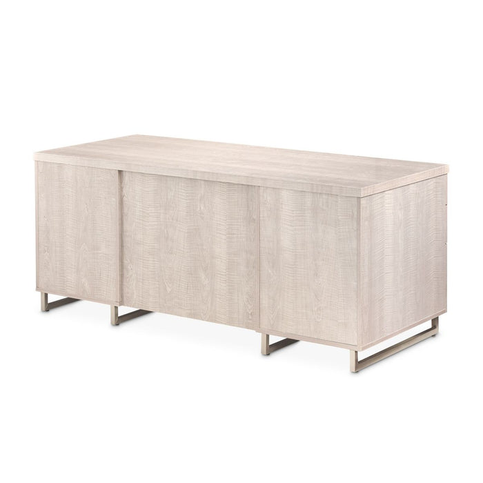 AICO Marin Desk in Greige - Visions in Furniture (La Mirada, CA)