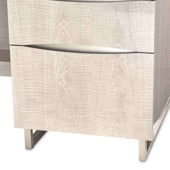AICO Marin Desk in Greige - Visions in Furniture (La Mirada, CA)
