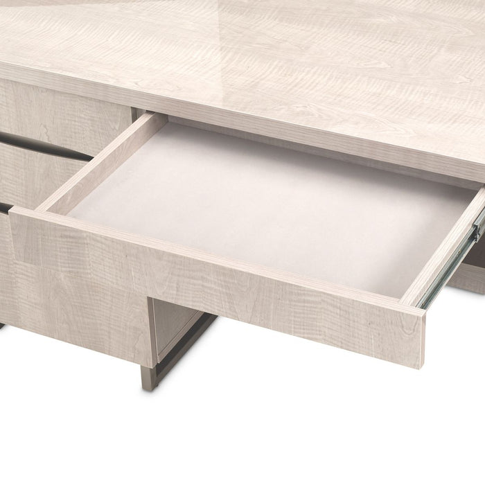 AICO Marin Desk in Greige - Visions in Furniture (La Mirada, CA)