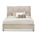 AICO Marin King Panel Bed in Greige - Visions in Furniture (La Mirada, CA)