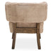 AICO Furniture A La Carte HalfMoon Curved Back Chair in Boardwalk - Visions in Furniture (La Mirada, CA)
