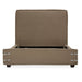 AICO Furniture Penninsula Queen Upholstered Bed in Khaki - Visions in Furniture (La Mirada, CA)