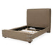 AICO Furniture Penninsula Queen Upholstered Bed in Khaki - Visions in Furniture (La Mirada, CA)