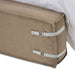 AICO Furniture Penninsula Queen Upholstered Bed in Khaki - Visions in Furniture (La Mirada, CA)