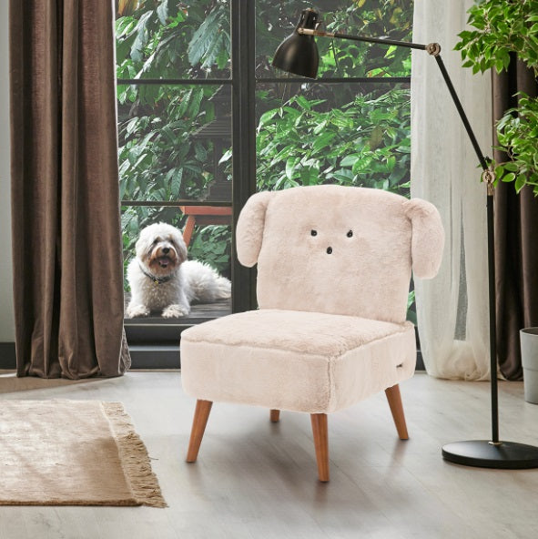 AICO Furniture A La Carte Puppy Armless Chair in Capri - Visions in Furniture (La Mirada, CA)