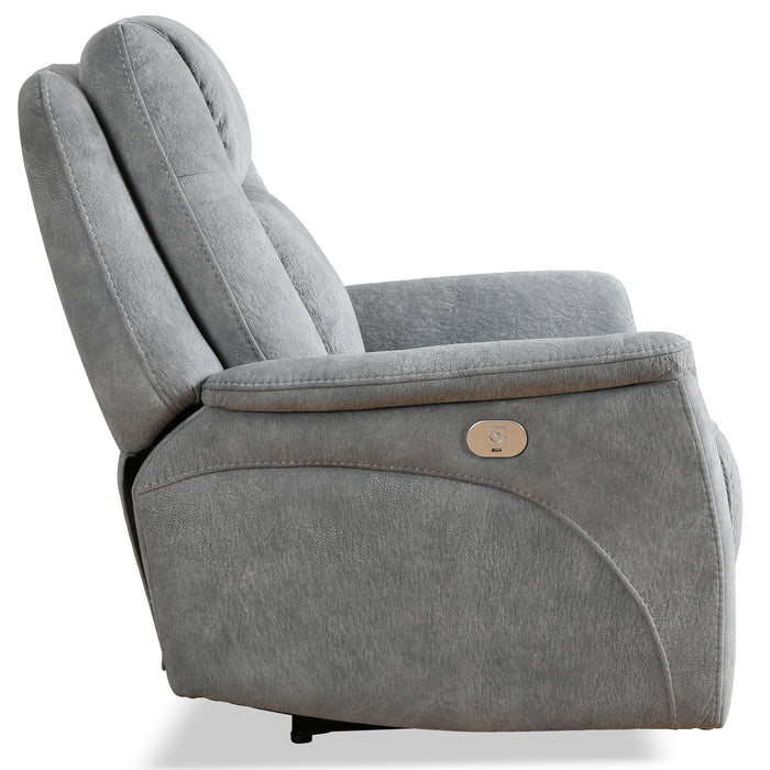 Parker Living Linus - Hudson Grey Power Reclining Sofa Loveseat and Recliner