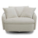 Parker Living Boomer Large Swivel Chair with 2 Toss Pillows Two Pack
