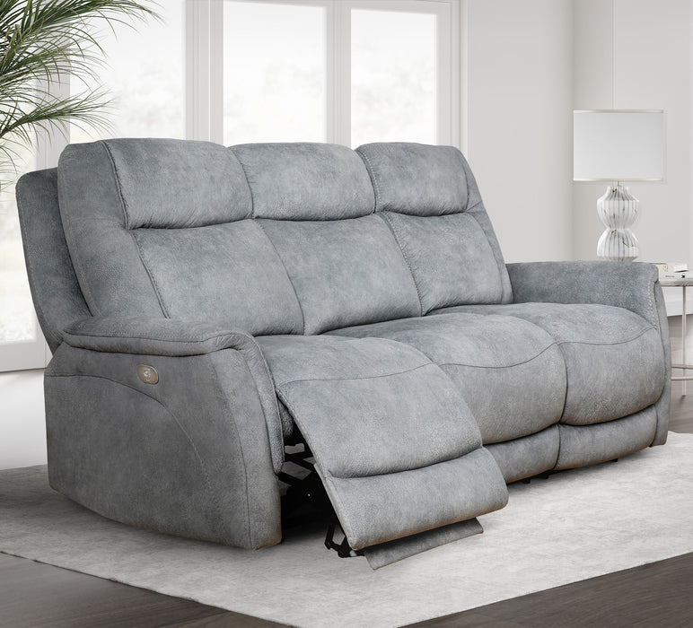 Parker Living Linus - Hudson Grey Power Reclining Sofa and Loveseat