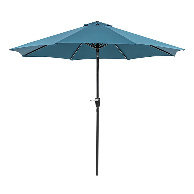 Soli 9' Outdoor Umbrella w/ Auto Tilt + 21" Round Base - Visions in Furniture (La Mirada, CA)