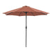 Soli 9' Outdoor Umbrella w/ Auto Tilt + 21" Round Base - Visions in Furniture (La Mirada, CA)