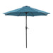 Tano 9' Outdoor Umbrella + 21" Round Base - Visions in Furniture (La Mirada, CA)