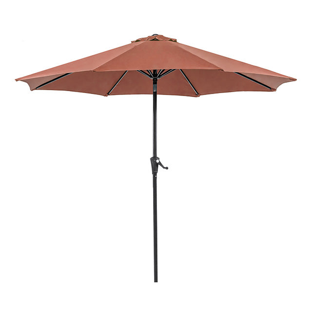 Tano 9' Outdoor Umbrella + 21" Round Base - Visions in Furniture (La Mirada, CA)