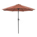 Tano 9' Outdoor Umbrella + 21" Round Base - Visions in Furniture (La Mirada, CA)