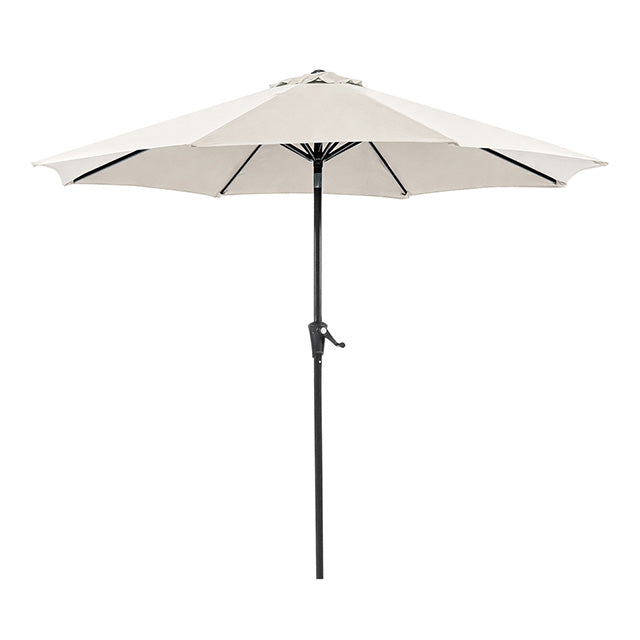 Tano 9' Outdoor Umbrella + 21" Round Base - Visions in Furniture (La Mirada, CA)