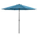 Mora 11' Outdoor Umbrella + 21" Round Base - Visions in Furniture (La Mirada, CA)