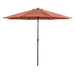 Mora 11' Outdoor Umbrella + 21" Round Base - Visions in Furniture (La Mirada, CA)