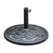 Mora 11' Outdoor Umbrella + 21" Round Base - Visions in Furniture (La Mirada, CA)
