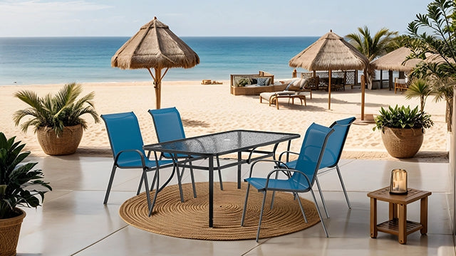 Pierro 5 Pc. Outdoor Dining Set - Visions in Furniture (La Mirada, CA)