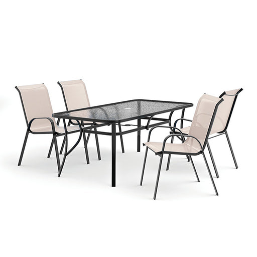 Pierro 5 Pc. Outdoor Dining Set - Visions in Furniture (La Mirada, CA)
