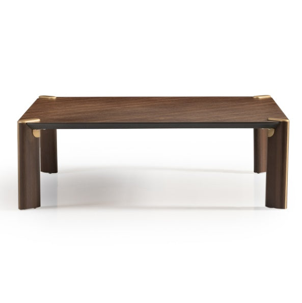 AICO Furniture Amora Cocktail Table in Eggshell Walnut - Visions in Furniture (La Mirada, CA)