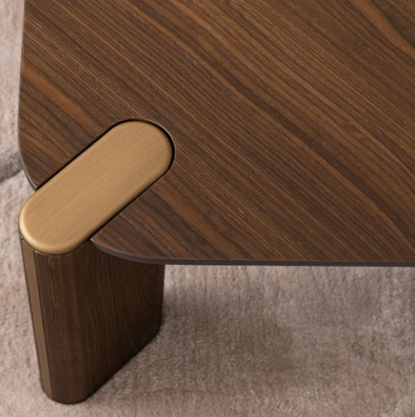 AICO Furniture Amora Cocktail Table in Eggshell Walnut - Visions in Furniture (La Mirada, CA)