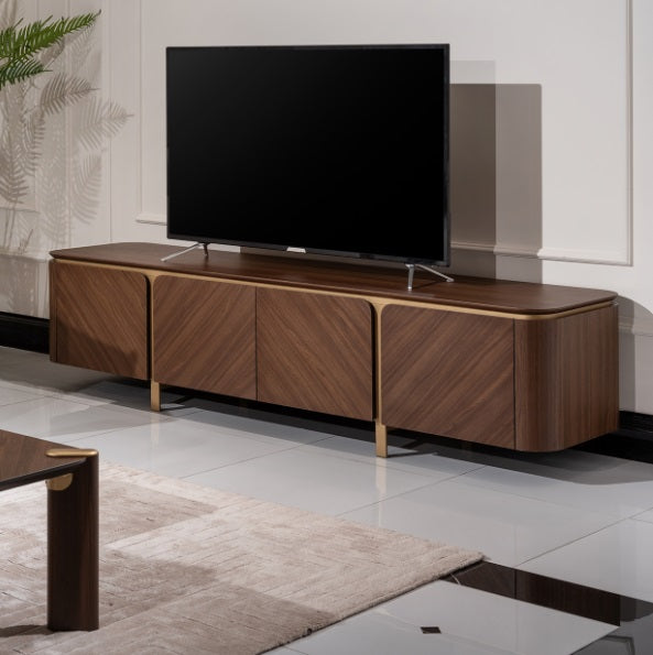 AICO Furniture Amora Cocktail Table in Eggshell Walnut - Visions in Furniture (La Mirada, CA)