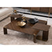 AICO Furniture Amora Cocktail Table in Eggshell Walnut - Visions in Furniture (La Mirada, CA)