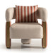 AICO Furniture Amora Chair Ash in Eggshell Walnut - Visions in Furniture (La Mirada, CA)