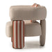 AICO Furniture Amora Chair Ash in Eggshell Walnut - Visions in Furniture (La Mirada, CA)