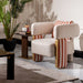 AICO Furniture Amora Chair Ash in Eggshell Walnut - Visions in Furniture (La Mirada, CA)
