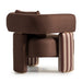 AICO Furniture Amora Chair Brown in Eggshell Walnut - Visions in Furniture (La Mirada, CA)