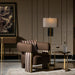AICO Furniture Amora Chair Brown in Eggshell Walnut - Visions in Furniture (La Mirada, CA)