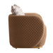 AICO Furniture Ariana Chair in Caramel Gold - Visions in Furniture (La Mirada, CA)